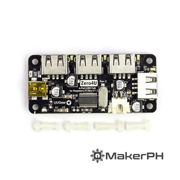 Zero4U - 4 Port USB Hub for Raspberry Pi - Image 2