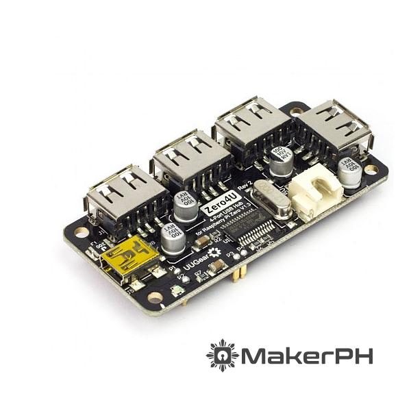 Zero4U - 4 Port USB Hub for Raspberry Pi