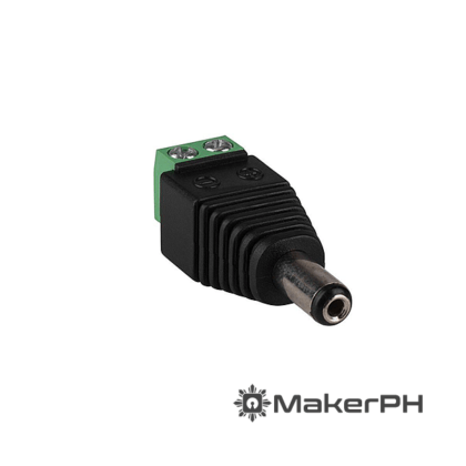 DC Plug (Male) to Screw Terminal Adapter