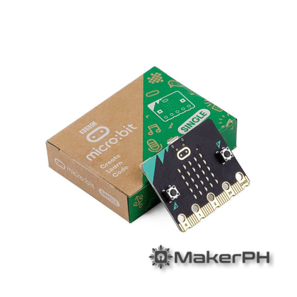 BBC Micro:bit with packaging for coding projects.