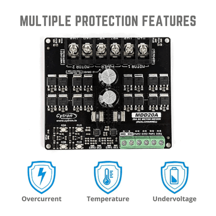 MDD20A,20Amp 6V-30V DC Motor Driver