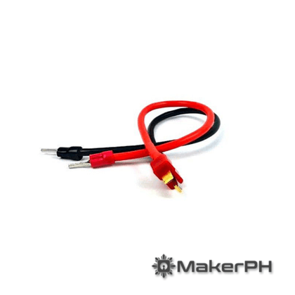 Dean T LiPo Battery Wire Extension (20cm) with Pin Type Cable Lug