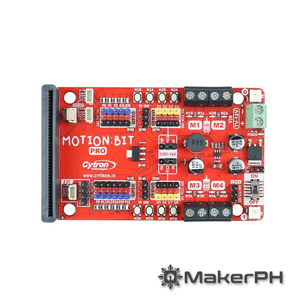 MOTION:BIT Pro - 12V Robotics Expansion Board for micro:bit - Image 3