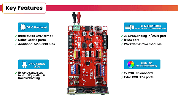 MOTION:BIT Pro,motor driver for microbit