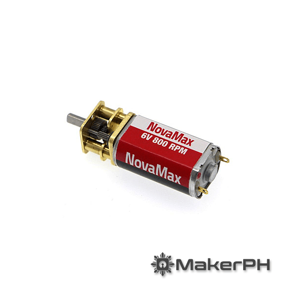 NovaMax 6V 800RPM SP DC Micro Metal Gearmotor - Image 2