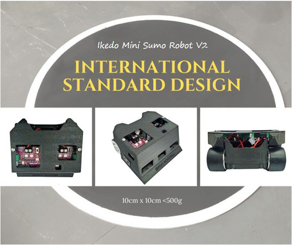 ikedo mini sumo robot v2 starter kit