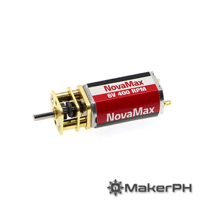NovaMax 6V 400RPM SP DC Micro Metal Gearmotor