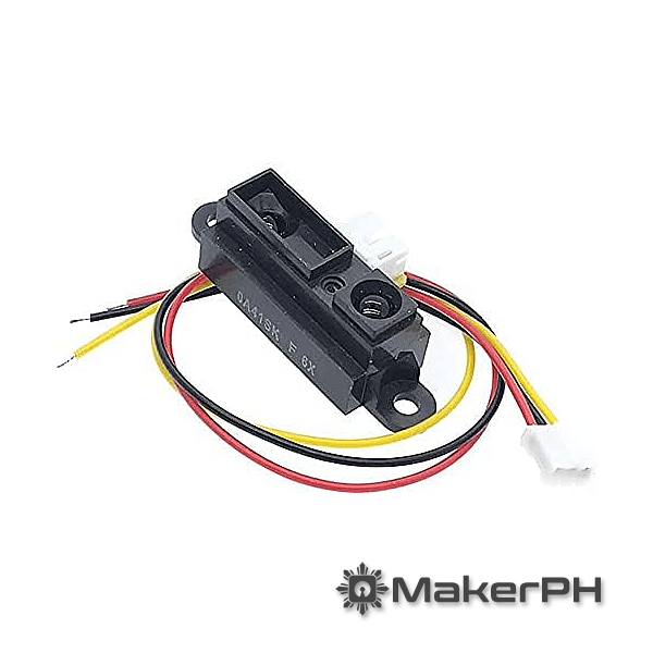 Electronic sensor with red, yellow, black wires