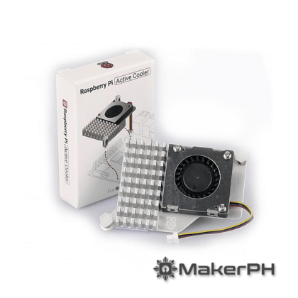 Raspberry Pi active cooler with packaging