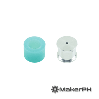 high grade silicone wheel (32x32mm, light blue)