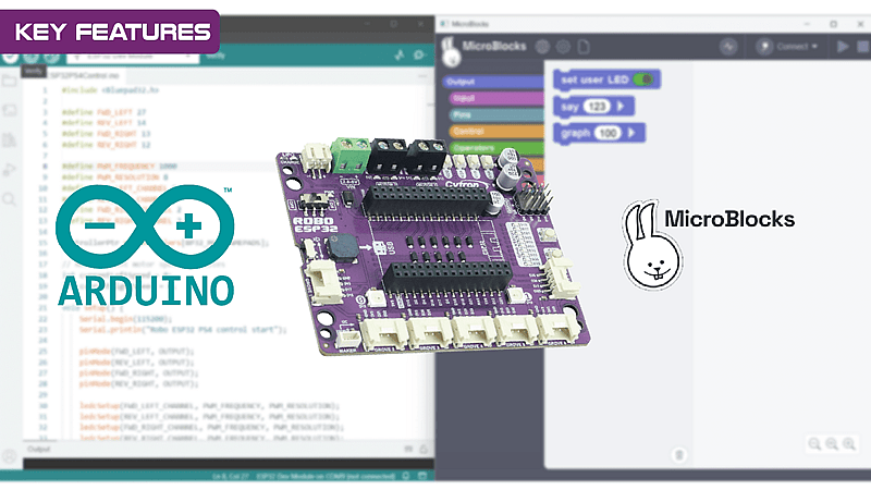 robo esp32 – all in one smart robot controller board