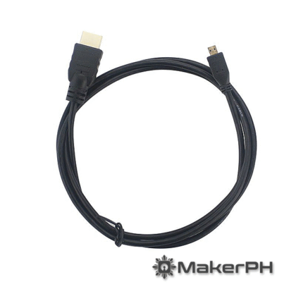 Black HDMI to micro HDMI cable