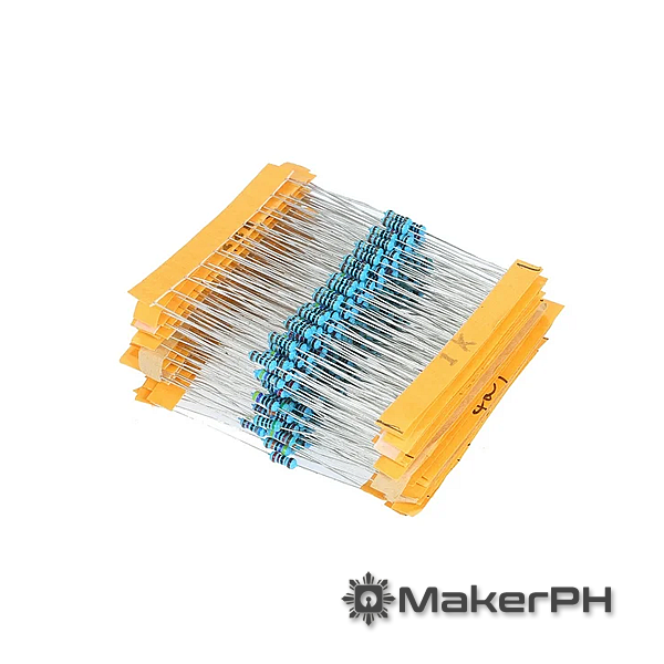 300pcs Metal Film Resistor Assortment Kit – 1/4W, 30 Values