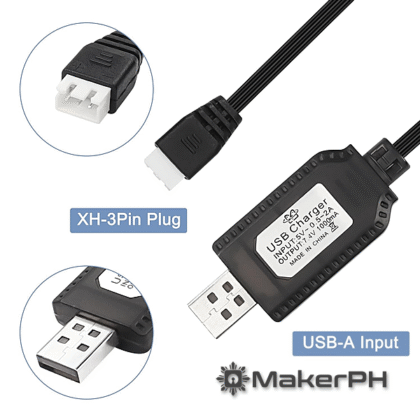 USB charger adapter XH-3Pin to USB-A cable