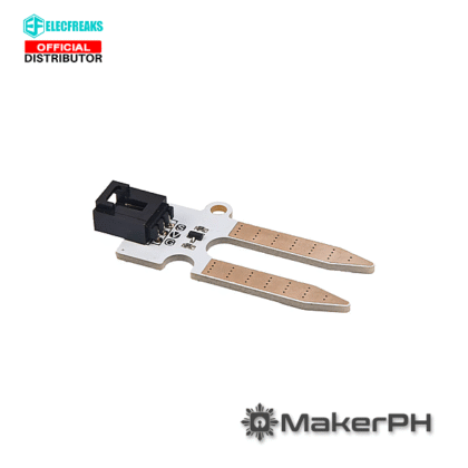 Soil moisture sensor with dual probes and connector