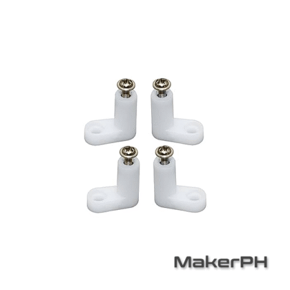 l type pcb board mounting feet with screws (4 pcs set)