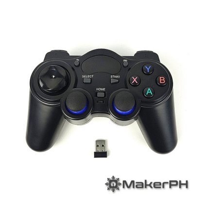 Wireless game controller with USB receiver