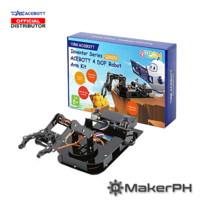 Robotic arm kit by ACEBOTT for kids.