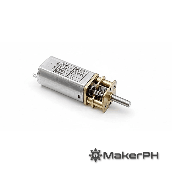6v 580 rpm hp dc micro metal gearmotor