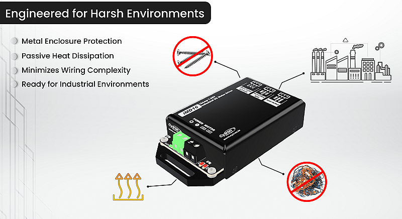 imd16: 16a 7–30v industrial dc motor driver