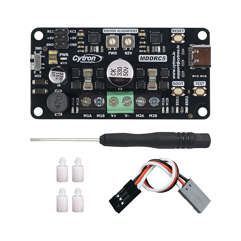 5a dual channel rc motor driver (mddrc5)